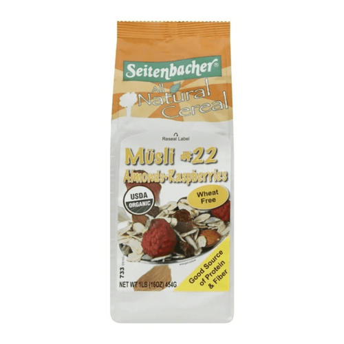Seitenbacher Organic Almond & Raspberry Muesli Cereal, 16 oz Sweets & Snacks Seitenbacher 