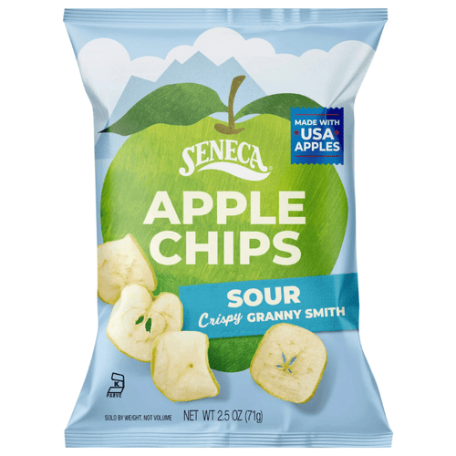 Seneca Sour Granny Smith Apple Chips, 2.5 oz.