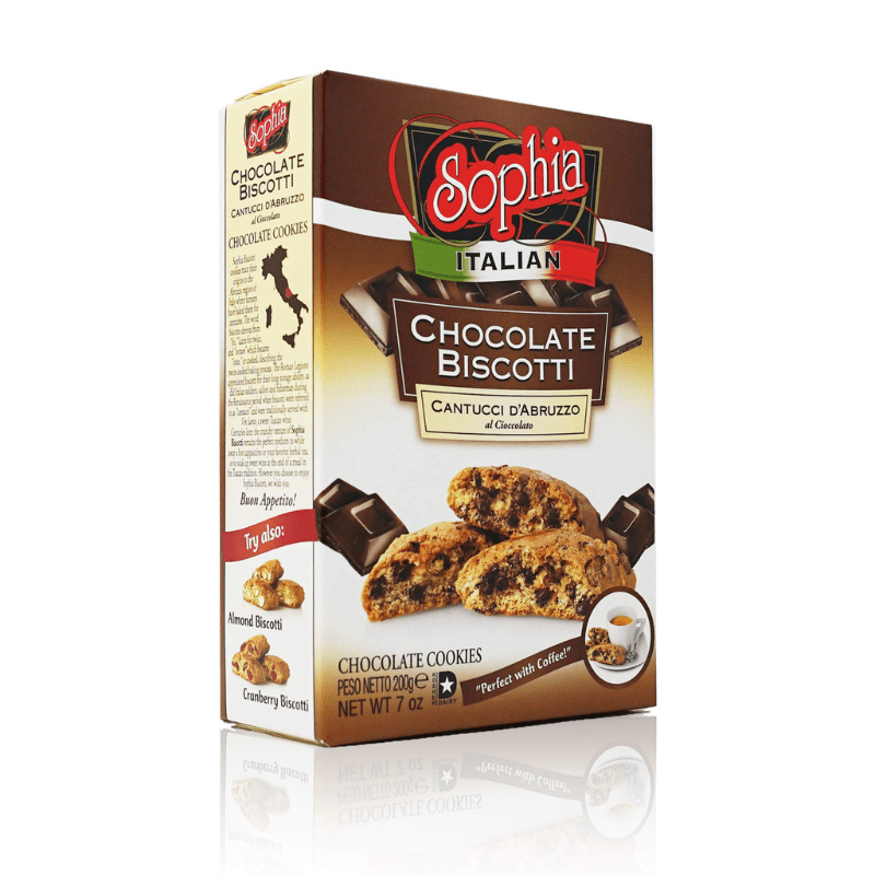 Sophia Chocolate Biscotti Cantuccini, 7 oz Sweets & Snacks Sophia 