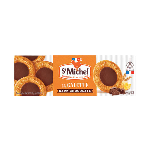 St Michel Galettes with Chocolate, 4.3 oz Sweets & Snacks St Michel 