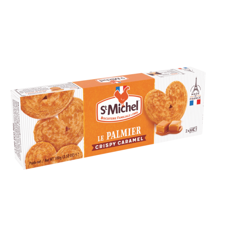 St Michel Palmier Caramel Butter Cookies, 3.5 oz Sweets & Snacks St Michel 