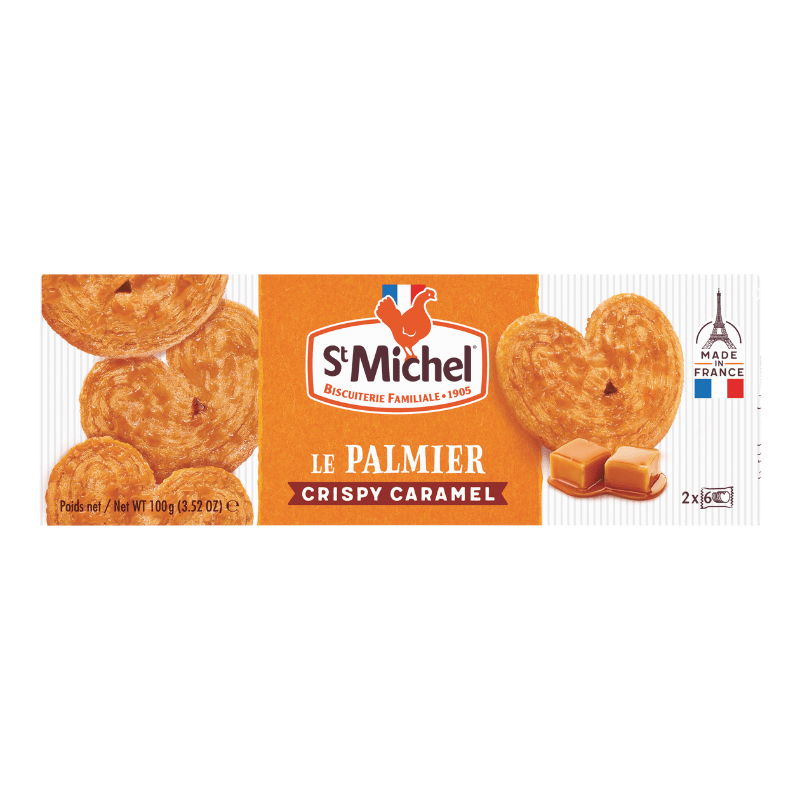 St Michel Palmier Caramel Butter Cookies, 3.5 oz Sweets & Snacks St Michel 