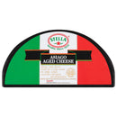 Stella Asiago Aged Half Wheel Black Wax, 11 lbs. Cheese Stella 