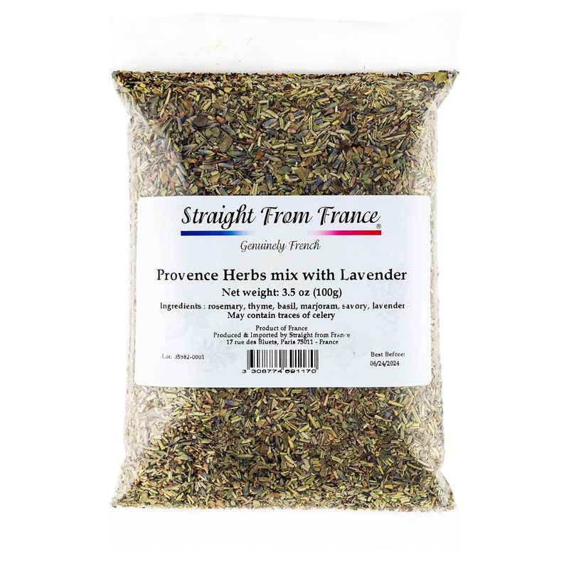 Straight From France Provence Herbs Mix with Lavender, 3.5 oz Pantry Straight From France 