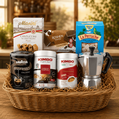 Supermarket Italy's Coffee Lover Collection Gift Basket Gift Basket Supermarket Italy 
