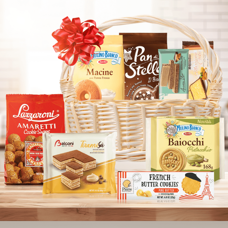 Supermarket Italy's Delicious Baked Goods Gift Basket Gift Basket Supermarket Italy 