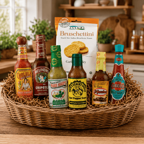 Supermarket Italy's Hot Sauce Collection Gift Basket Gift Basket Supermarket Italy 