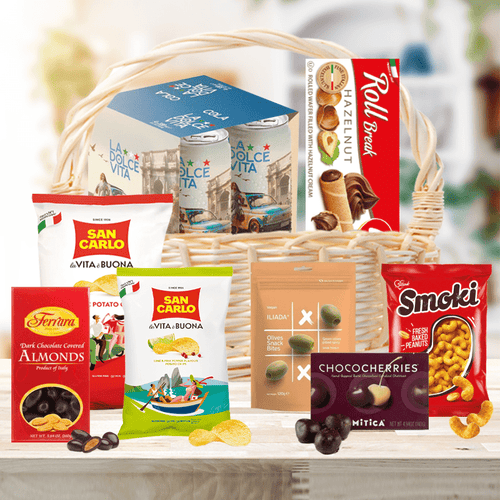 Supermarket Italy's Snack lovers Gift Baskets Gift Basket Supermarket Italy 