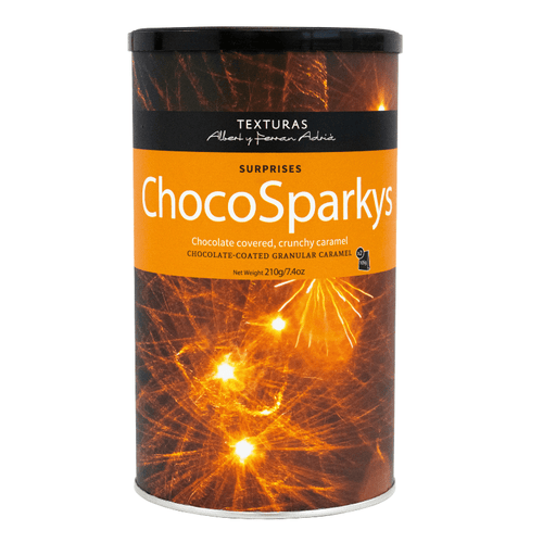 Texturas ChocoSparkys Chocolate-Coated Granular Caramel, 7.4 oz Pantry Texturas by Ferran Adria 