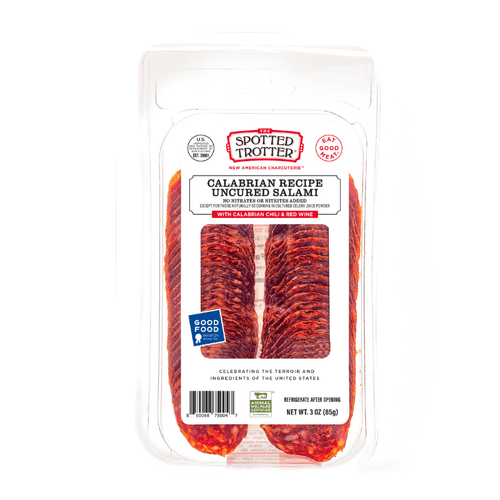 The Spotted Trotter Sliced Calabrian Salami, 3 oz Meats The Spotted Trotter 