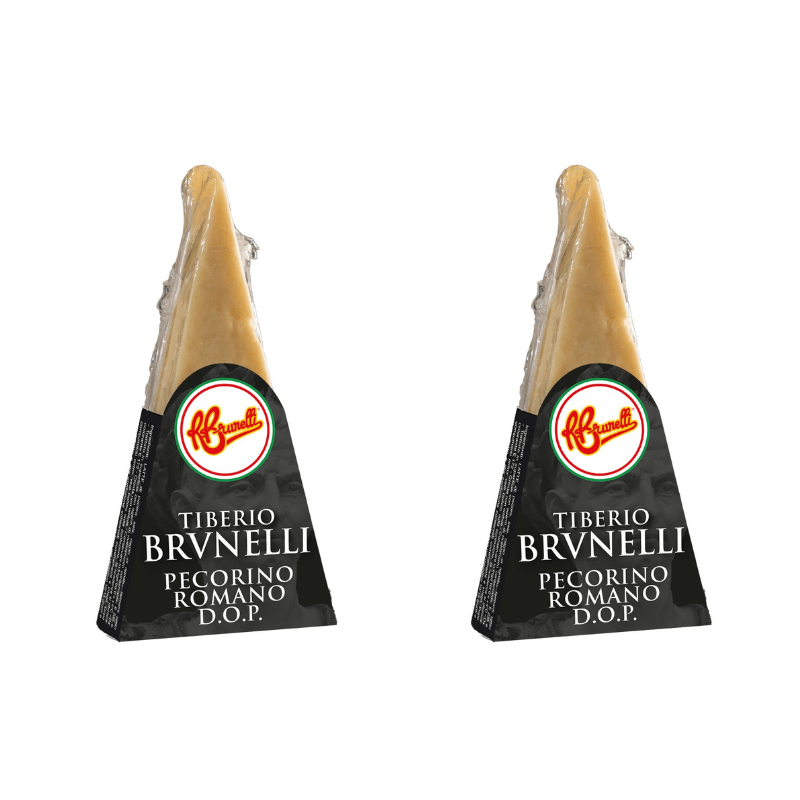 Tiberio Brvnelli Pecorino Romano D.O.P Cheese Wedges, 7 oz [pack of 2] Cheese vendor-unknown 