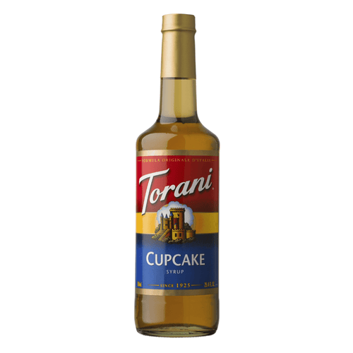 Torani Cupcake Syrup Glass, 750mL.