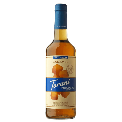 Torani Zero Sugar Caramel Puremade Syrup 25.4 fl oz For The Bar Torani 