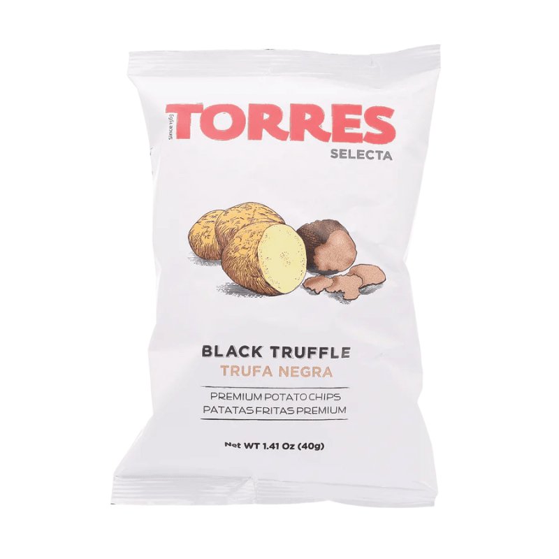 Torres Black Truffle Potato Chips, 1.41 oz Sweets & Snacks Torres 