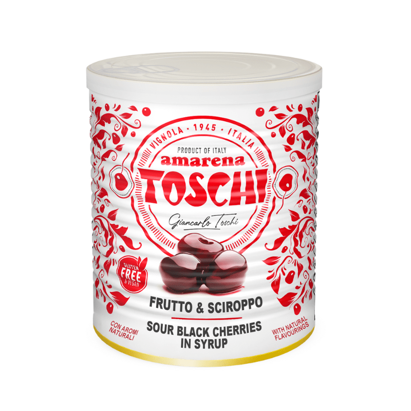 Toschi Amarena Black Cherries in Syrup, 2.2 lb. Pantry Toschi 