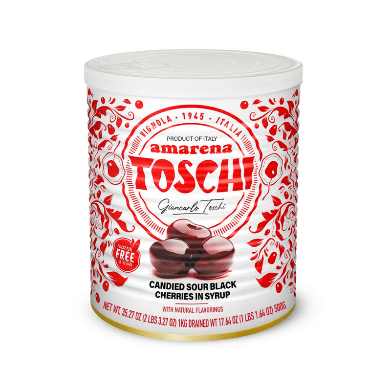 Toschi Amarena Black Cherries in Syrup, 2.2 lb. Pantry Toschi 