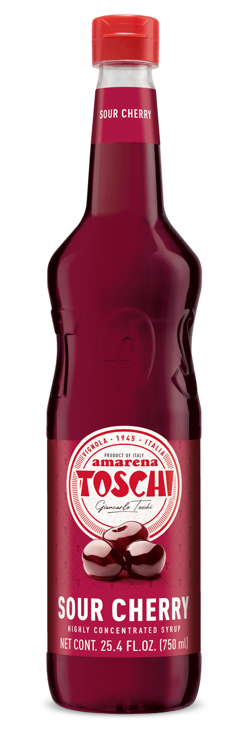 Toschi Amarena Sour Cherry Syrup, 750mL (25.4 oz) For The Bar Toschi 