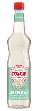 Toschi Elderflower Syrup, 750mL (25.4 oz) For The Bar Toschi 