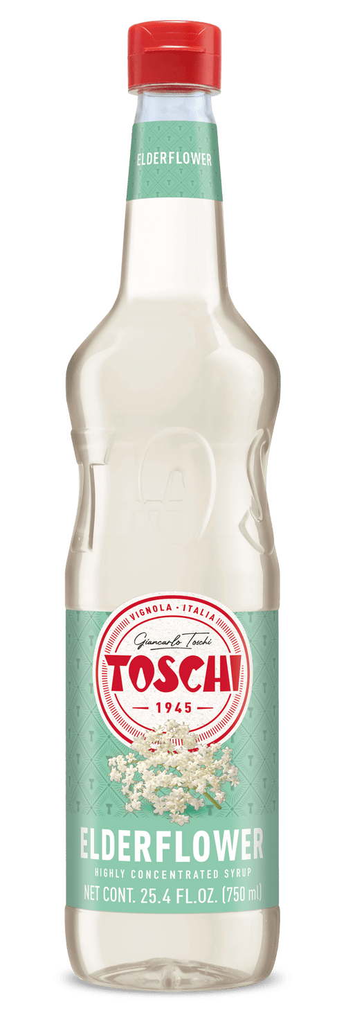 Toschi Elderflower Syrup, 750mL (25.4 oz) For The Bar Toschi 