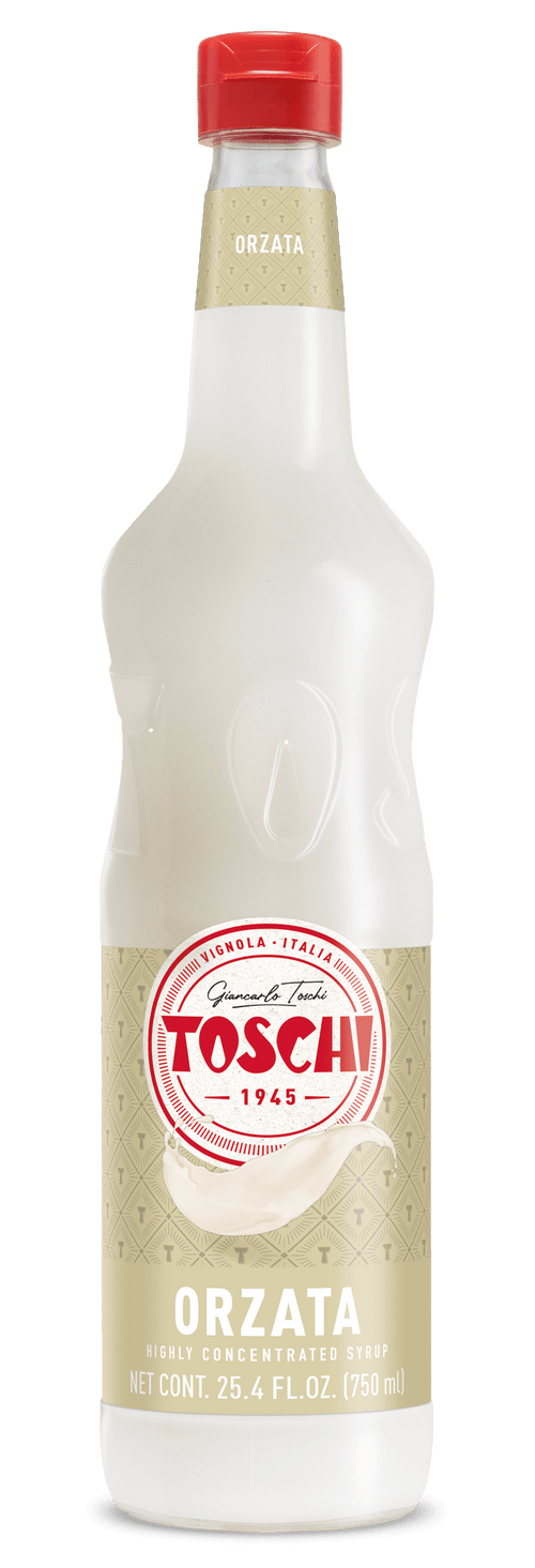 Toschi Orzata Cream Syrup, 750mL (25.4 oz) For The Bar Toschi 