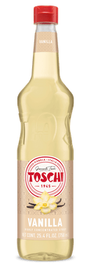 Toschi Vanilla Syrup, 750mL (25.4 oz) For The Bar Toschi 