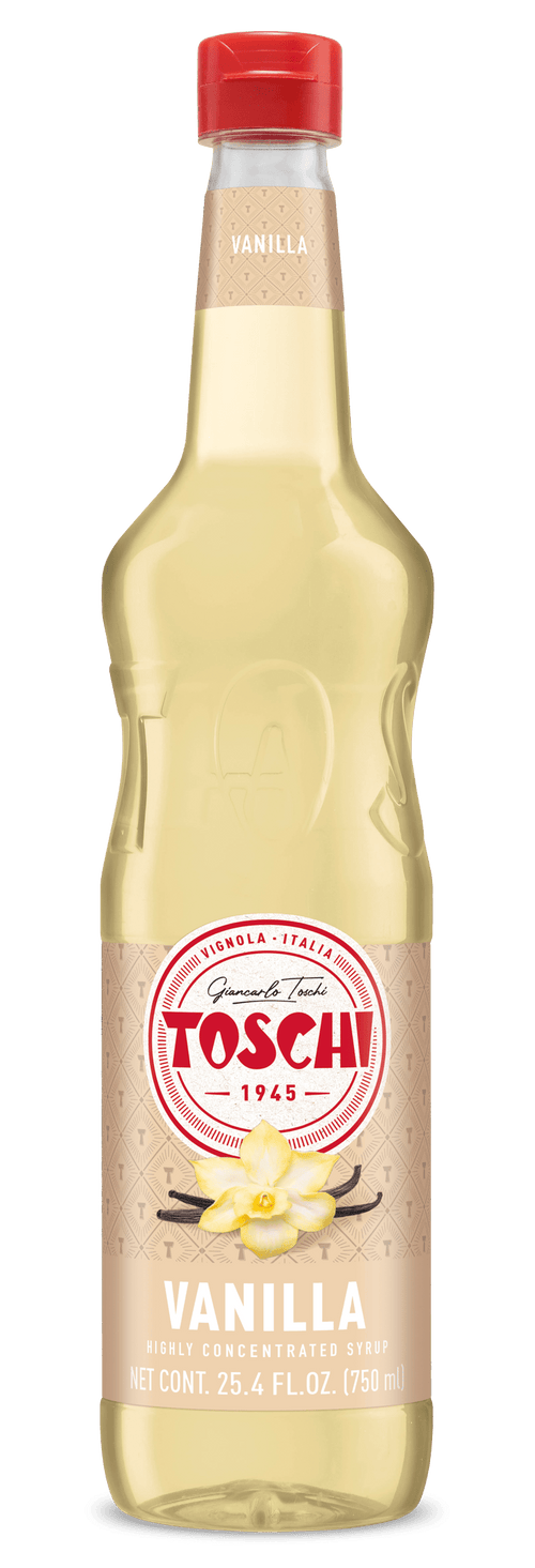 Toschi Vanilla Syrup, 750mL (25.4 oz) For The Bar Toschi 