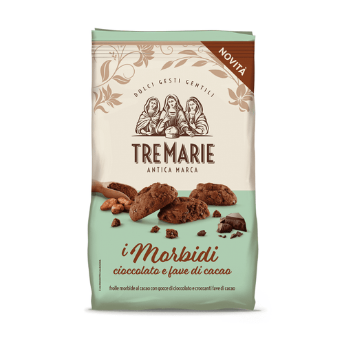 Tre Marie Soft Chocolate Cookies with Cocoa Nibs, 10.5 oz Sweets & Snacks Tre Marie 