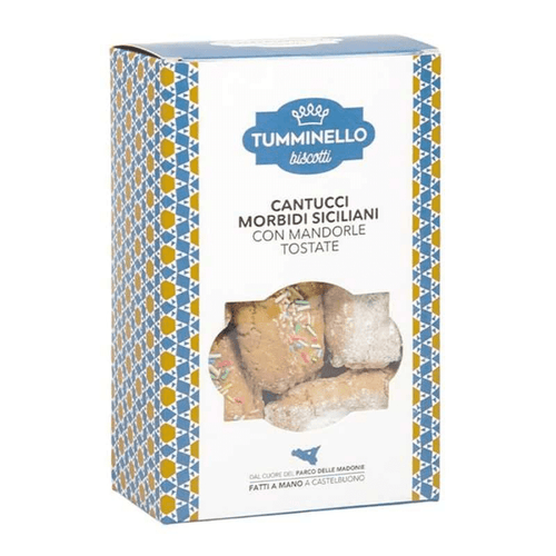 Tumminello Biscotti Cantucci Morbidi con Mandorle Tostate, 9.5 oz Sweets & Snacks Tumminello Biscotti 