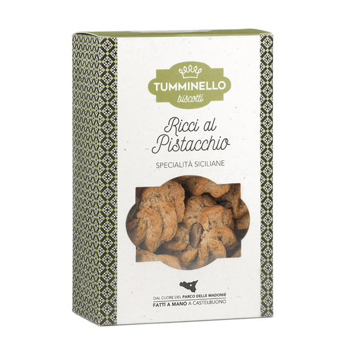 Tumminello Biscotti Ricci al Pistacchio Cookies, 7.7 oz Sweets & Snacks Tumminello Biscotti 