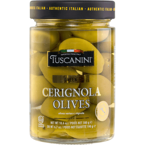 Tuscanini Green Cerignola Olives, 10.6 oz Olives & Capers Tuscanini 