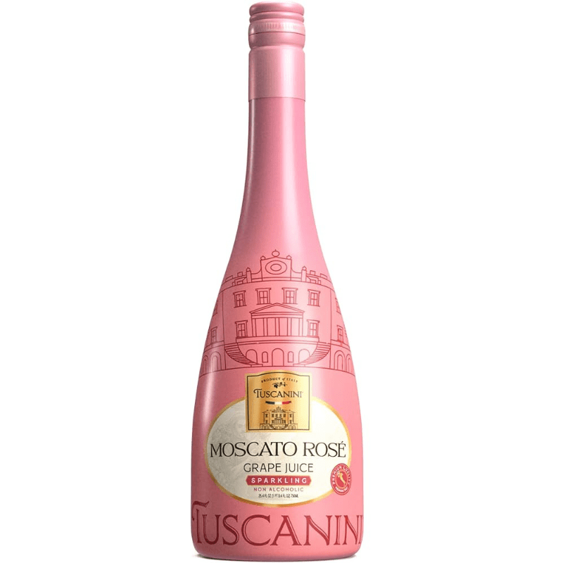 Tuscanini Sparkling Moscato Rose Grape Juice, 25.4 oz Beverages Tuscanini 