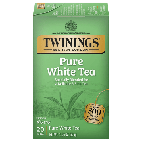 Twinings 100% Pure White Bagged Tea - 20 Count Tea Twinings 