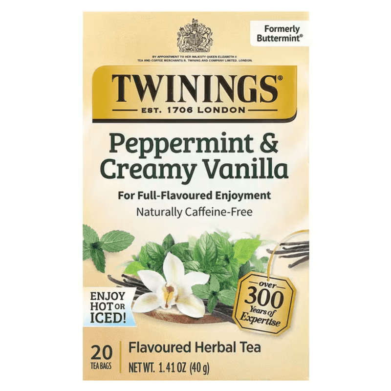 Twinings Buttermint Tea, 20 bags, 1.41 oz Tea Twinings 