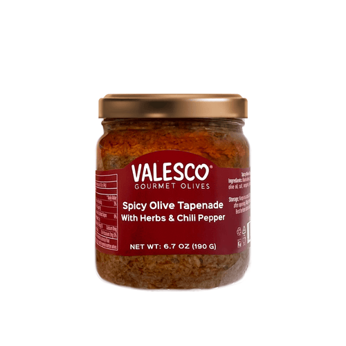 Valesco Spicy Olive Tapenade With Herbs & Chili Pepper, 6.7 oz Olives & Capers Valesco 