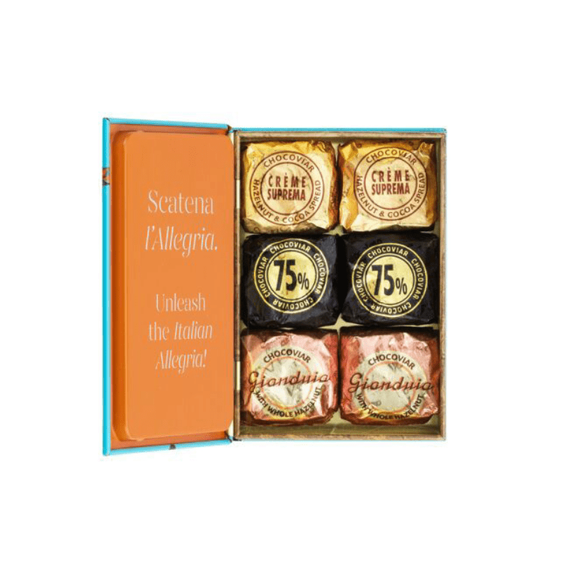 Venchi Vintage Mini Book Tin with Assorted Chocolates, 4.16 oz Sweets & Snacks Venchi 