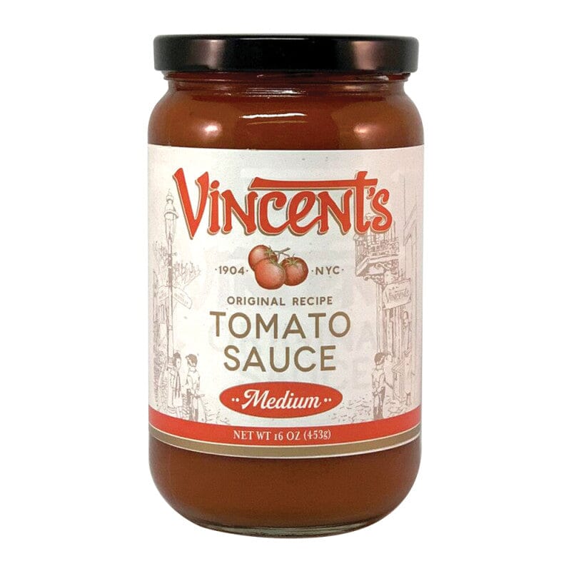 Vincent's Original Tomato Sauce Medium, 16 oz Sauces & Condiments Vincent's 