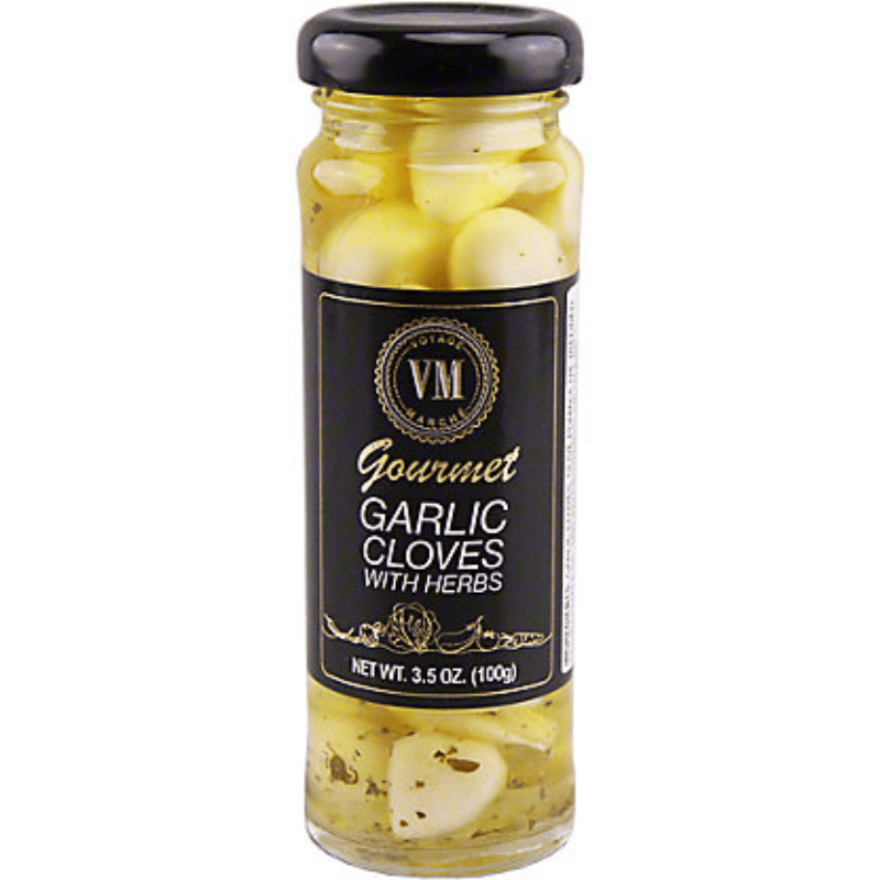 Voyage Marche Gourmet Garlic Cloves with Herbs, 3.5 oz Fruits & Veggies Voyage Marche 