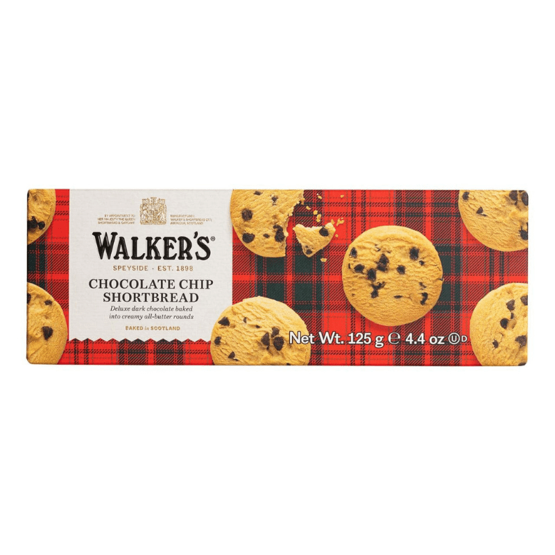 Walker’s Chocolate Chip Shortbread, 4.4 oz Sweets & Snacks Walker's 