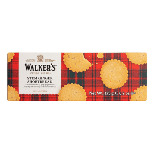 Walker’s Stem Ginger Shortbread, 6.2 oz Sweets & Snacks Walker's 