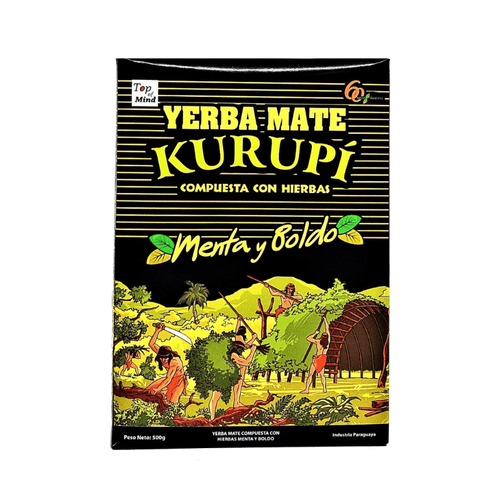 Yerba Mate Kurupi Menta & Boldo, 17.6 oz Beverages vendor-unknown 