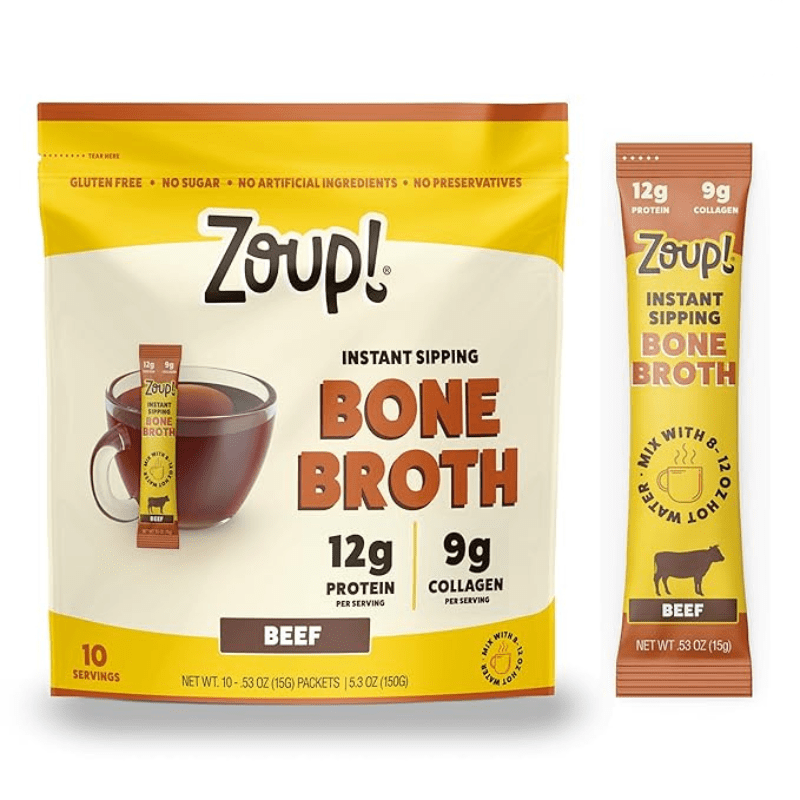 Zoup Instant Beef Bone Broth, 5.3 oz (10 Servings) Pantry Zoup 