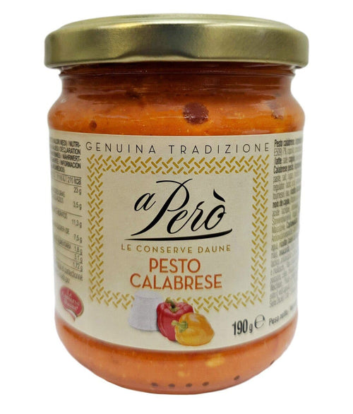 Spicy pesto calabrese from Italy.