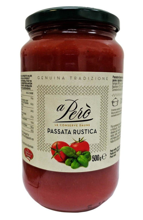 Rustic Italian tomato puree.