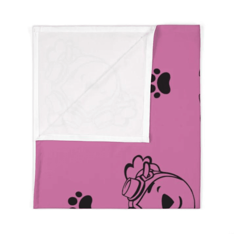 Adventure Ted Baby Swaddle Blanket - Light Pink Childhood Cancer Society Store 