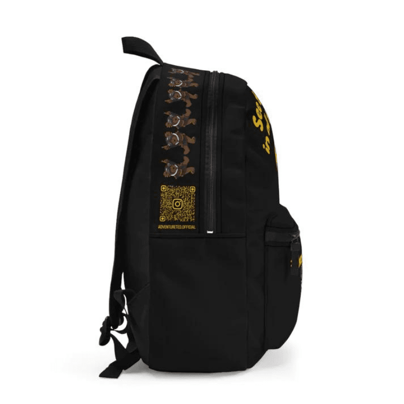 Adventure Ted Backpack - Black Childhood Cancer Society Store 