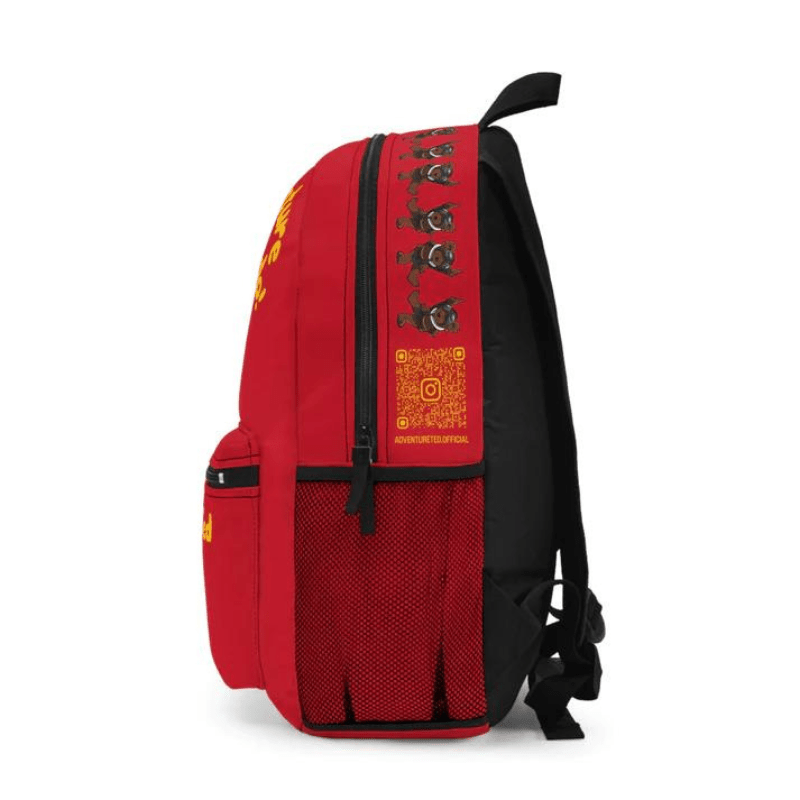 Adventure Ted Backpack - Red Childhood Cancer Society Store 