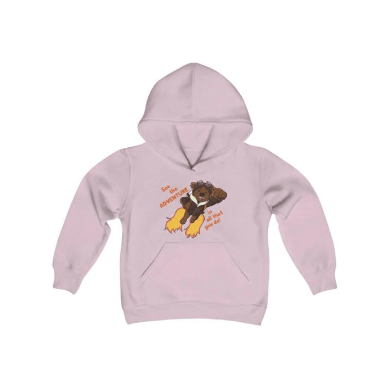 Adventure Ted Children's Hoodie - Various Colors Childhood Cancer Society Store 