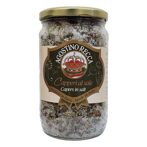 Agostino Recca Capers in Salt Jar, 17.63 oz Supermarket Italy