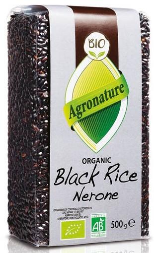 Agronature Organic Black Rice, 17.6 oz (500g) Pasta & Dry Goods Agronature 