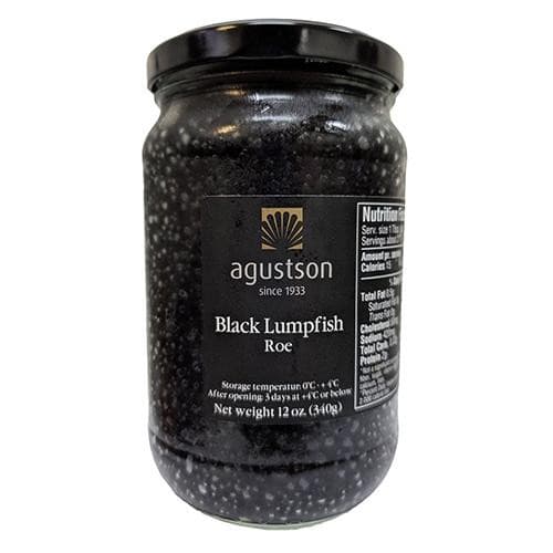 Agustson Black Lumpfish Caviar, 12 oz Seafood Agustson 